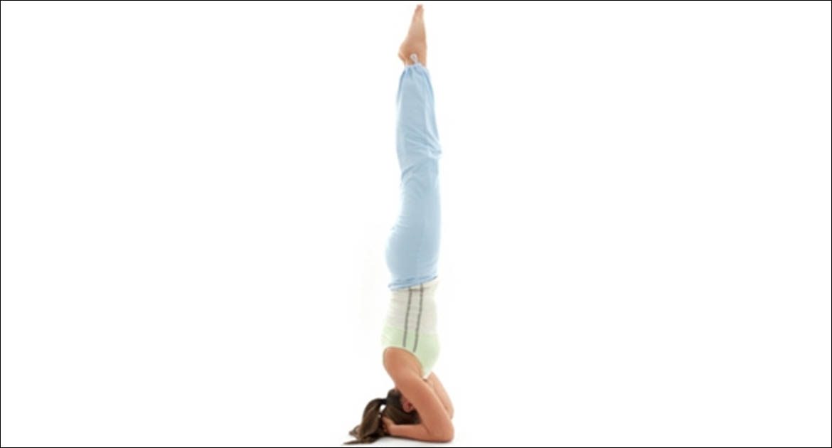 Salamba Sirshasana (supported headstand pose) - Yoga Vimoksha Goa